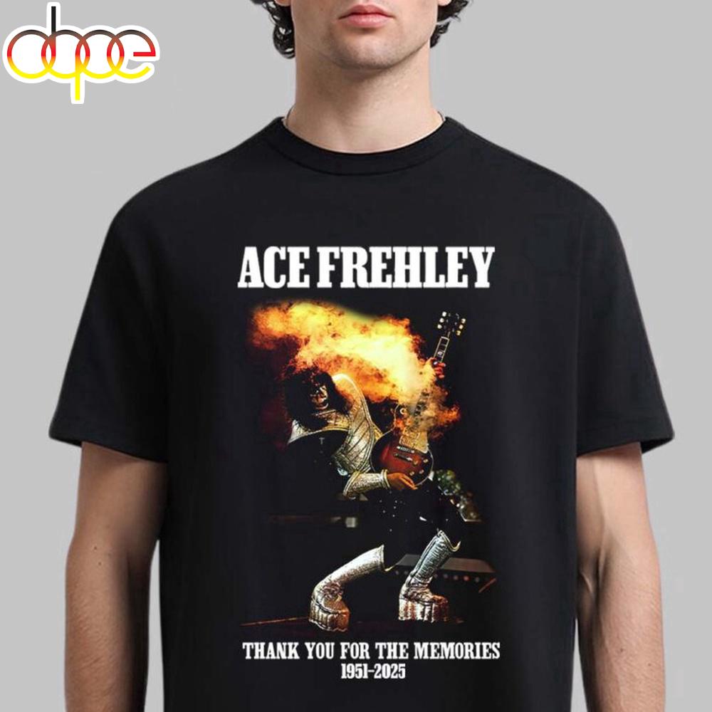 Kiss Ace Frehley Rest In Peace Unisex T-Shirt Kiss Ace Frehley Rest In Peace Unisex T-Shirt