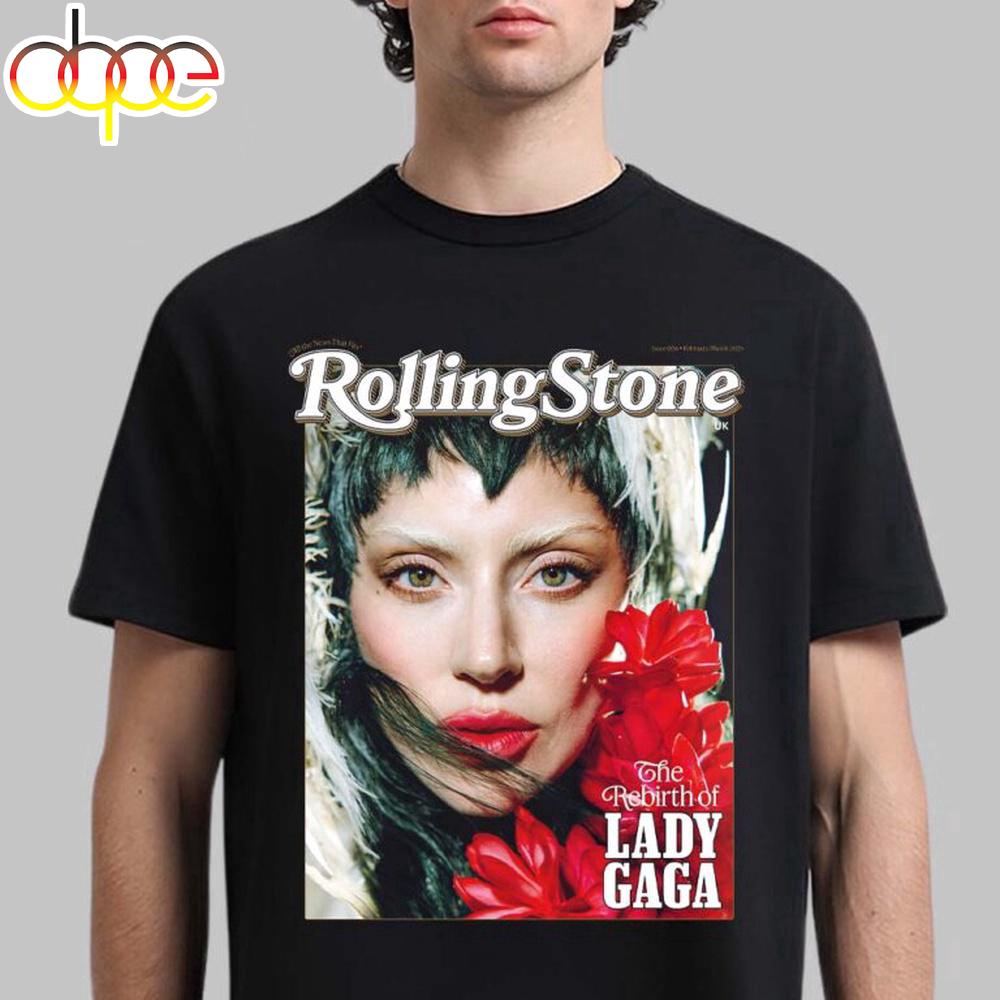 Lady Gaga On The Cover Of Rolling Stone UK Unisex T-Shirt