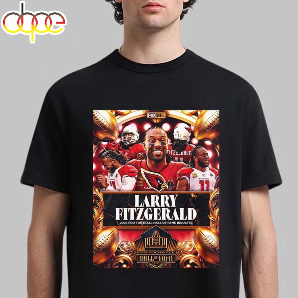 Larry Fitzgerald Arizona Cardinals NFL 2026 Unisex T-Shirt