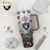 Las Vegas Raiders NFL Icon Style Tumbler 40oz With Handle