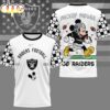 Las Vegas Raiders NFL Mickey Football 3D T-Shirt For Fans