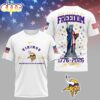Minnesota Vikings NFL 250 Years of American Freedom 3D T-Shirt Minnesota Vikings NFL 250 Years of American Freedom 3D T-Shirt