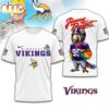 Minnesota Vikings NFL Jimmy Buffett 3D T-Shirt Minnesota Vikings NFL Jimmy Buffett 3D T-Shirt