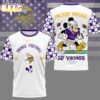Minnesota Vikings NFL Mickey Football 3D T-Shirt For Fans