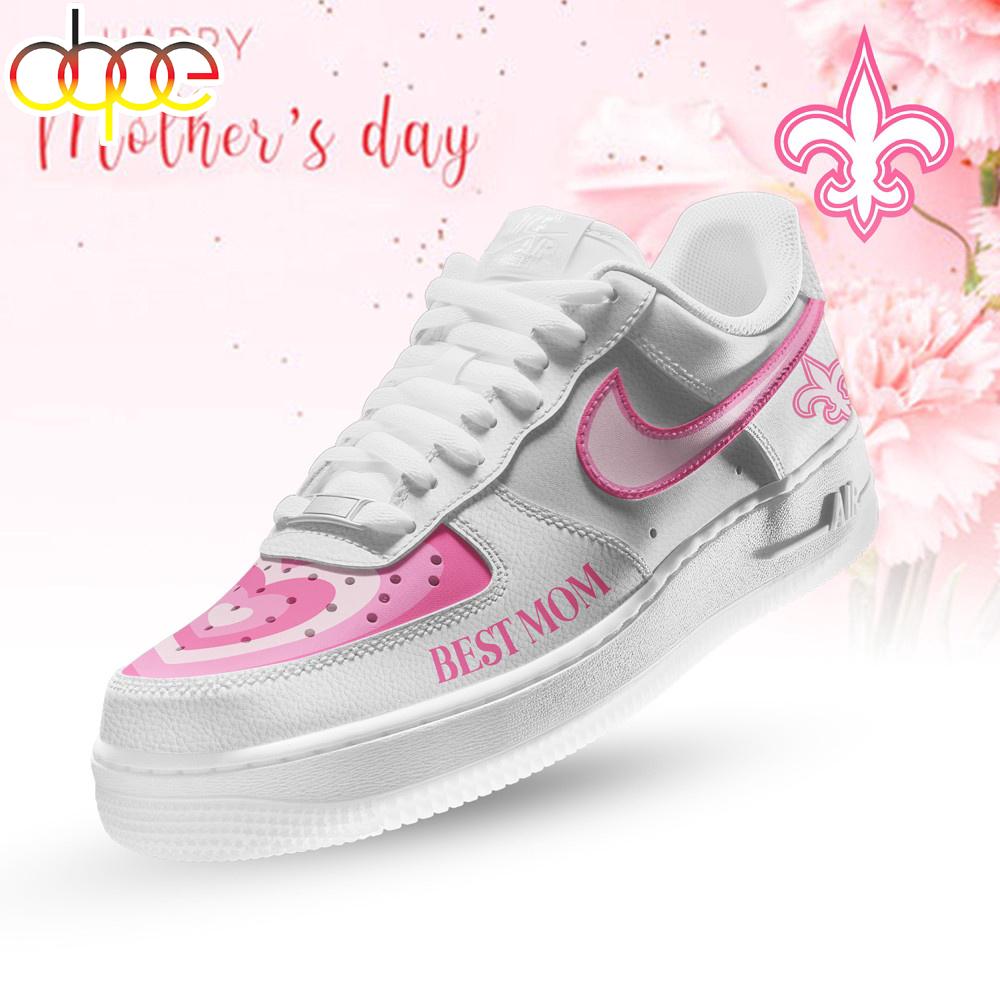 New Orleans Saints NFL Mother Day Air Force 1 Shoes