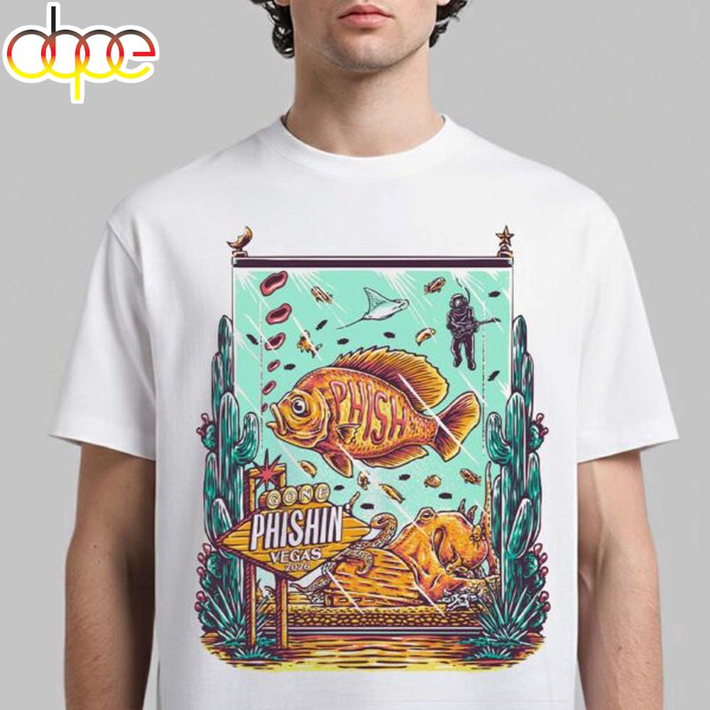 Phish Live At Sphere Las Vegas 2026 Music Unisex T-Shirt