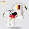 Playing Golf Germany Flag and Logo Baseball Jersey Shirt Playing Golf Germany Flag and Logo Baseball Jersey Shirt
