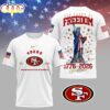 San Francisco 49ers NFL 250 Years of American Freedom 3D T-Shirt