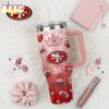 San Francisco 49ers NFL Icon Style Tumbler 40oz With Handle