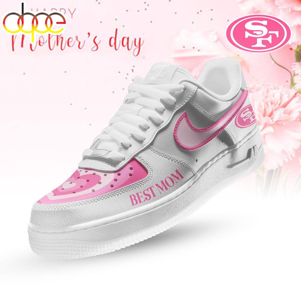 San Francisco 49ers NFL Mother Day Air Force 1 Shoes
