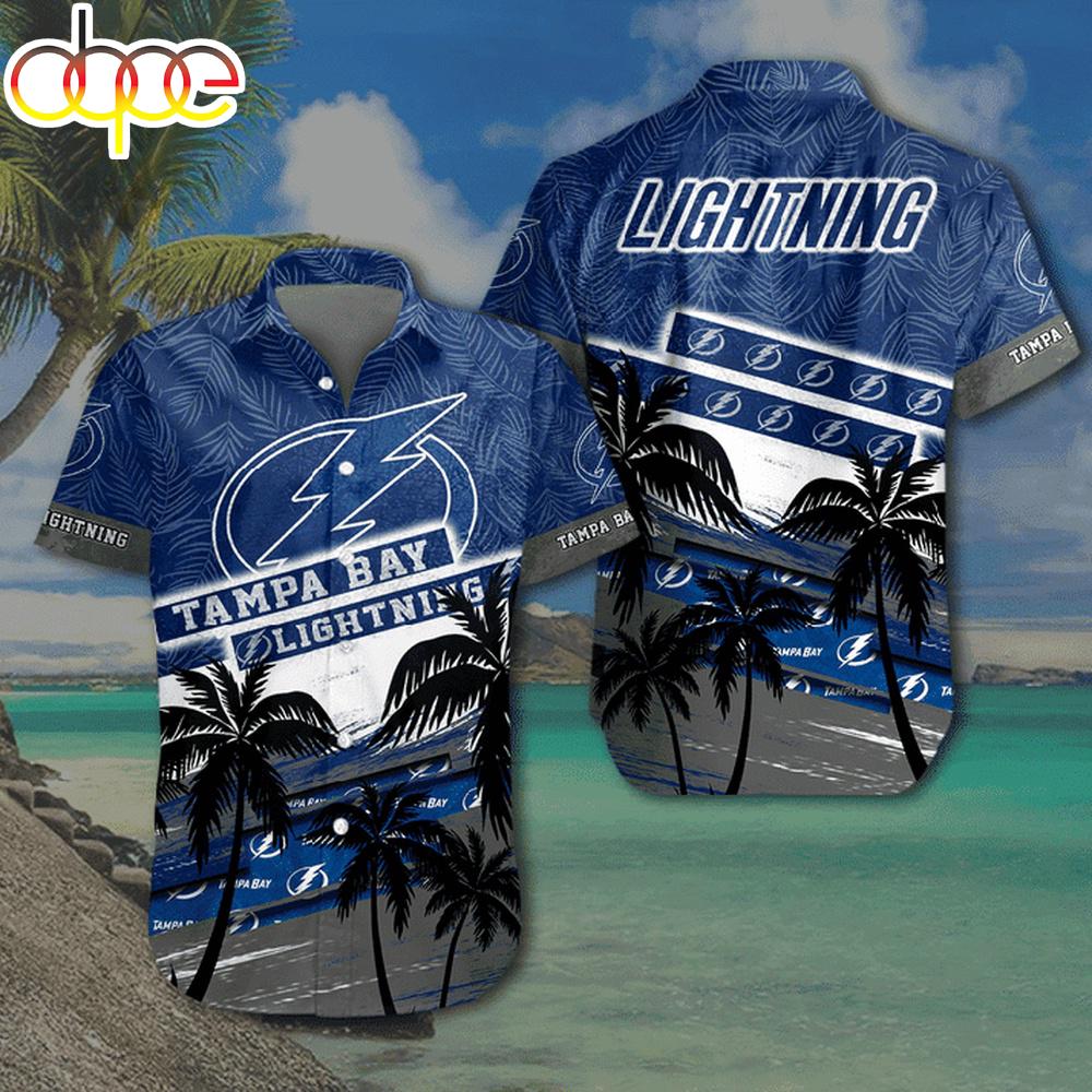 Tampa Bay Lightning Thunder Wave Summer Hawaiian Shirt