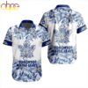 Toronto Maple Leafs Blue Floral Harmony Summer Hawaiian Shirt