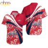 Washington Capitals Hibiscus Wave Summer Hawaiian Shirt Washington Capitals Hibiscus Wave Summer Hawaiian Shirt