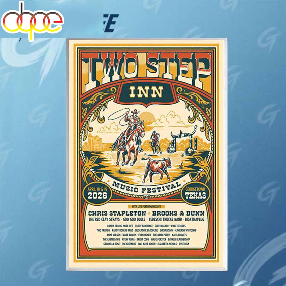 2026 Two Step Inn Commemorative Poster Canvas