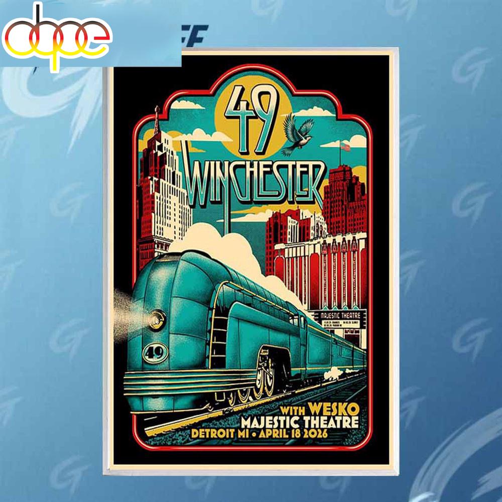 49 Winchester Detroit MI Tour Apr 18 2026 Poster Canvas