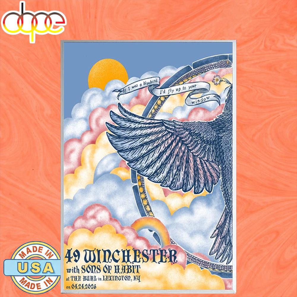 49 Winchester Lexington KY Tour Apr 24 2026 Poster Canvas