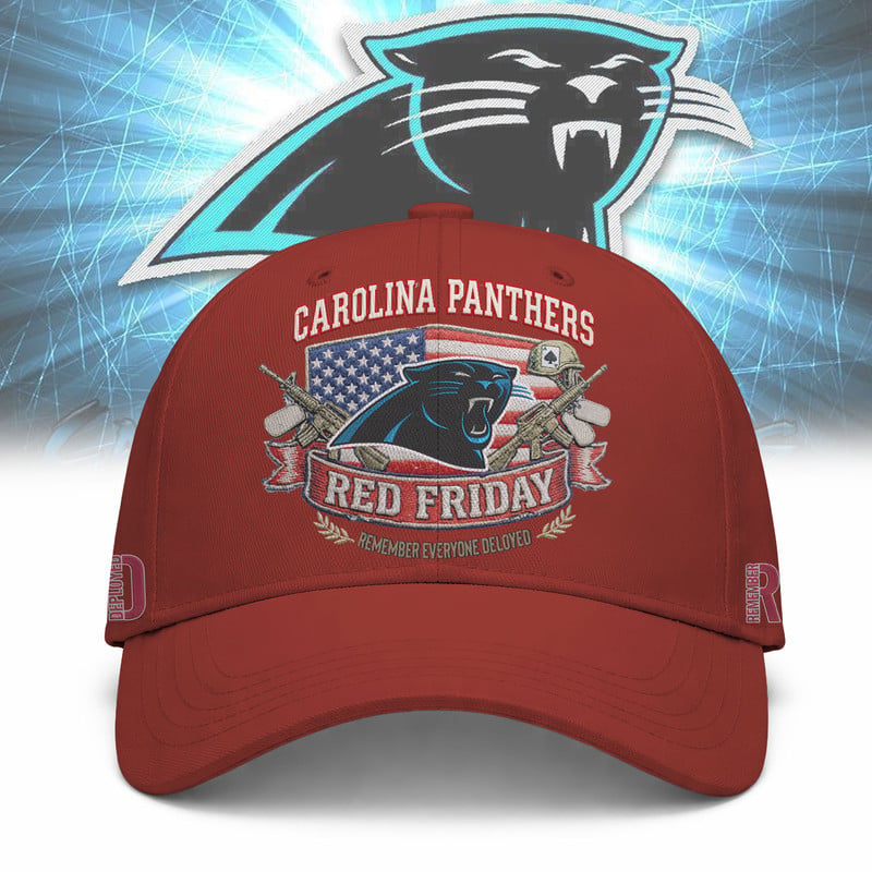 Carolina Panthers NFL RED Friday Classic Baseball Cap