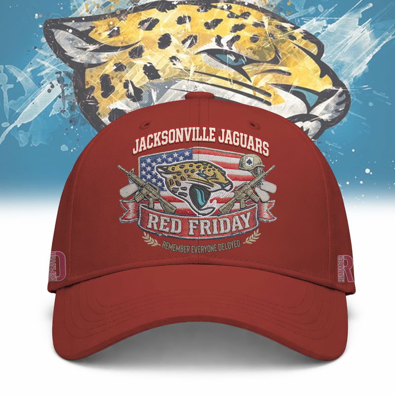 Jacksonville Jaguars NFL RED Friday Classic Baseball Cap
