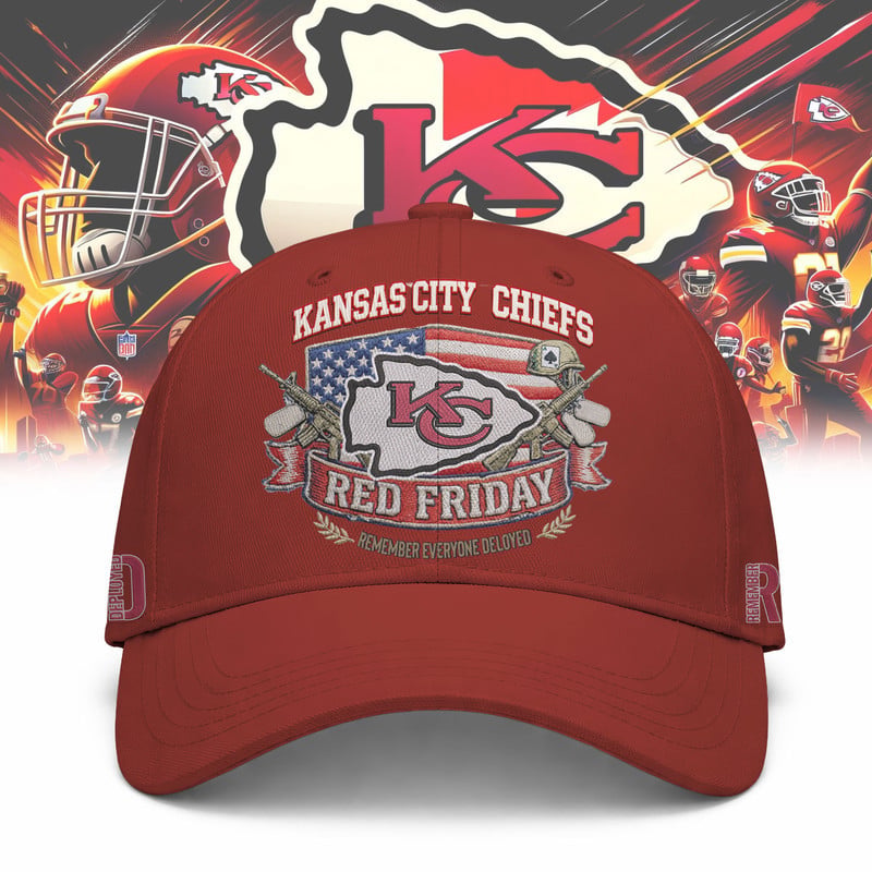 Kansas City Chiefs NFL RED Friday Classic Baseball Cap