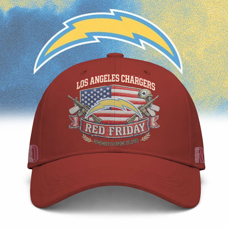 Los Angeles Chargers NFL RED Friday Classic Baseball Cap