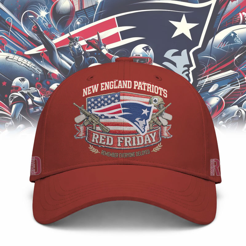 New England Patriots NFL RED Friday Classic Baseball Cap