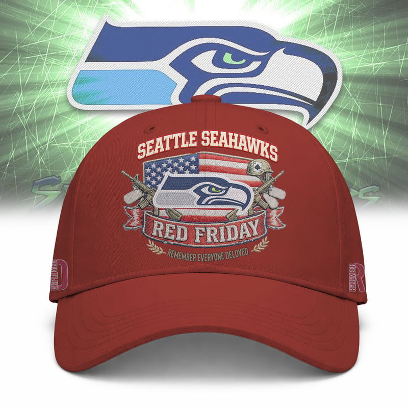 Seattle Seahawks NFL RED Friday Classic Baseball Cap