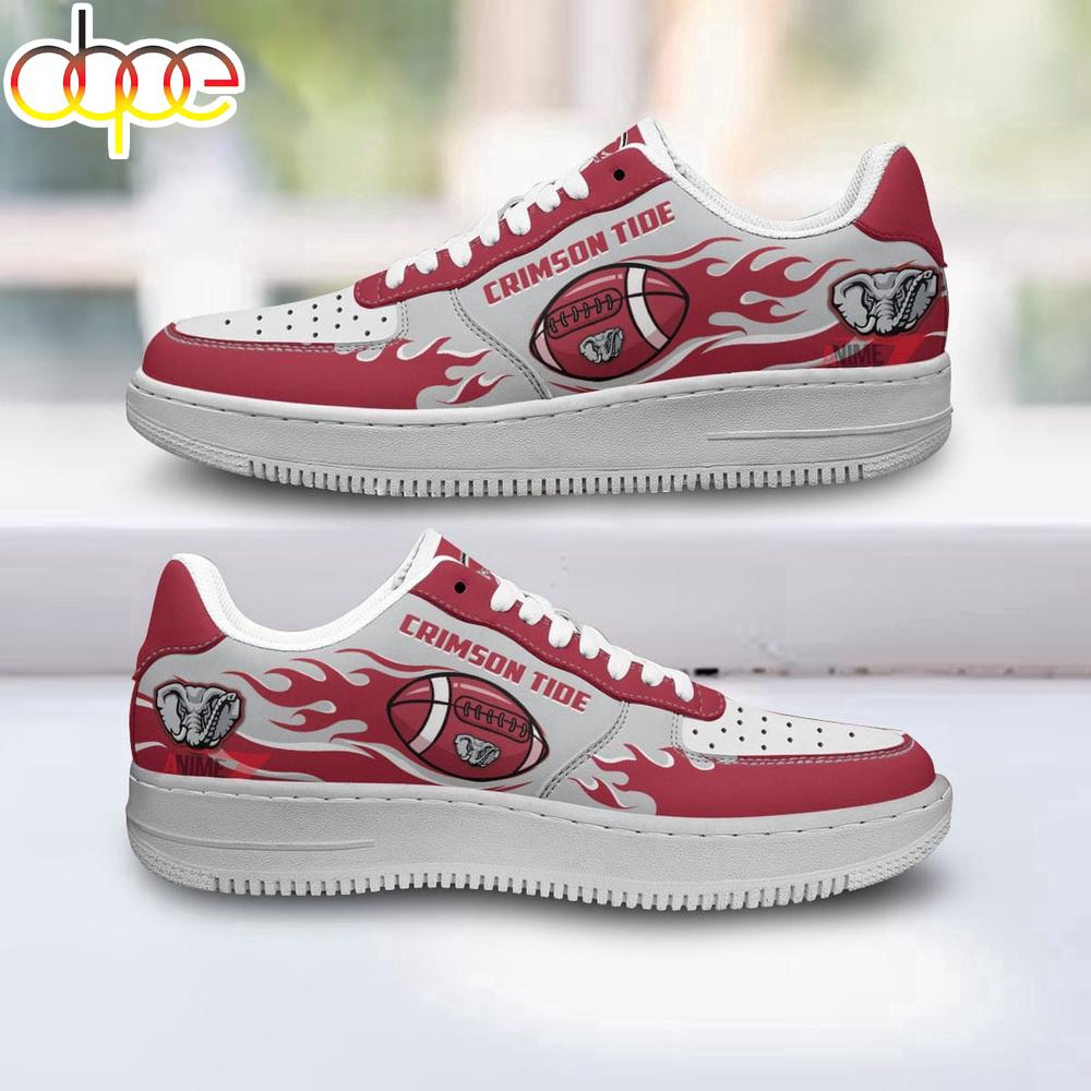 Alabama Crimson Tide Air Force 1 Shoes For Fans