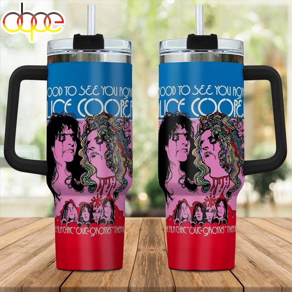 ALICE COOPE Tumbler 40Oz With Handle