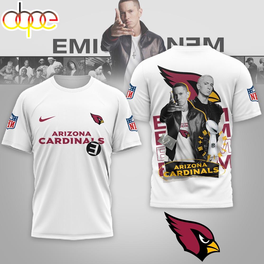 Arizona Cardinals NFL Eminem 3D T-Shirt