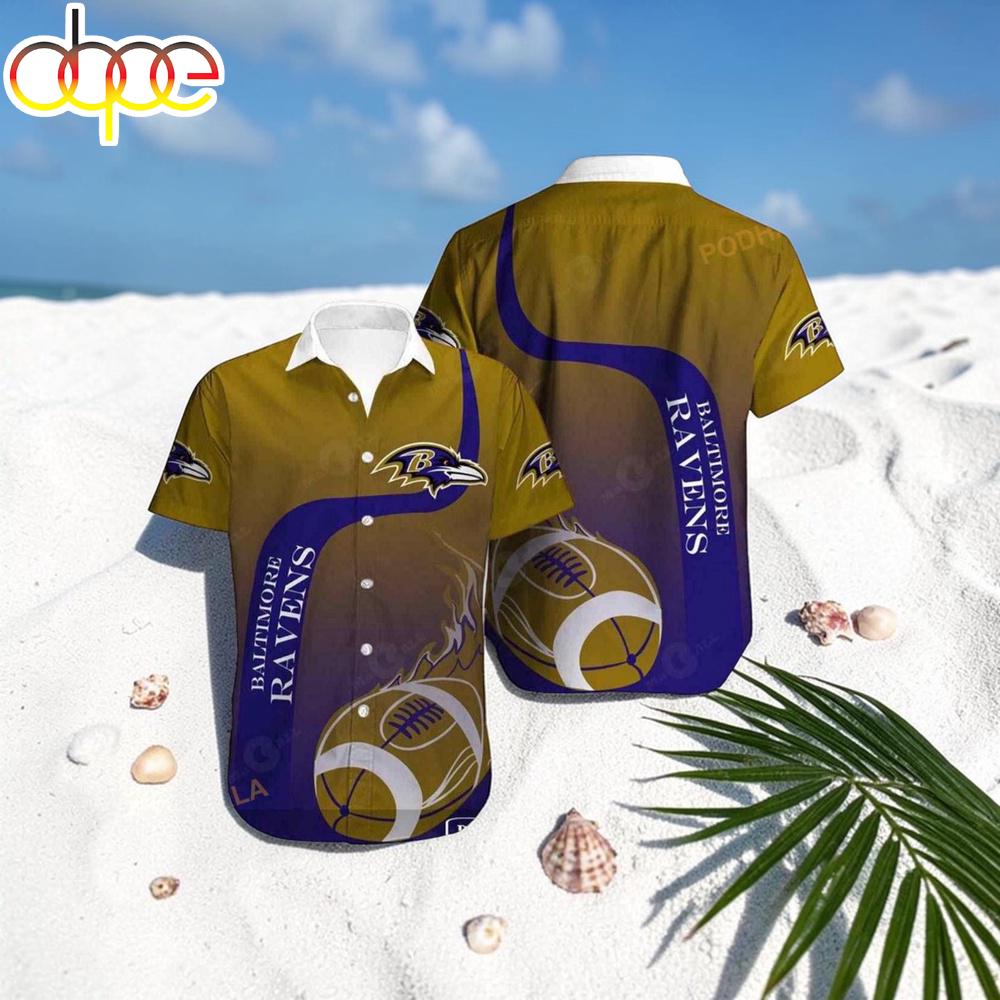 Baltimore Ravens Sport Hawaiian Shirt For Fans