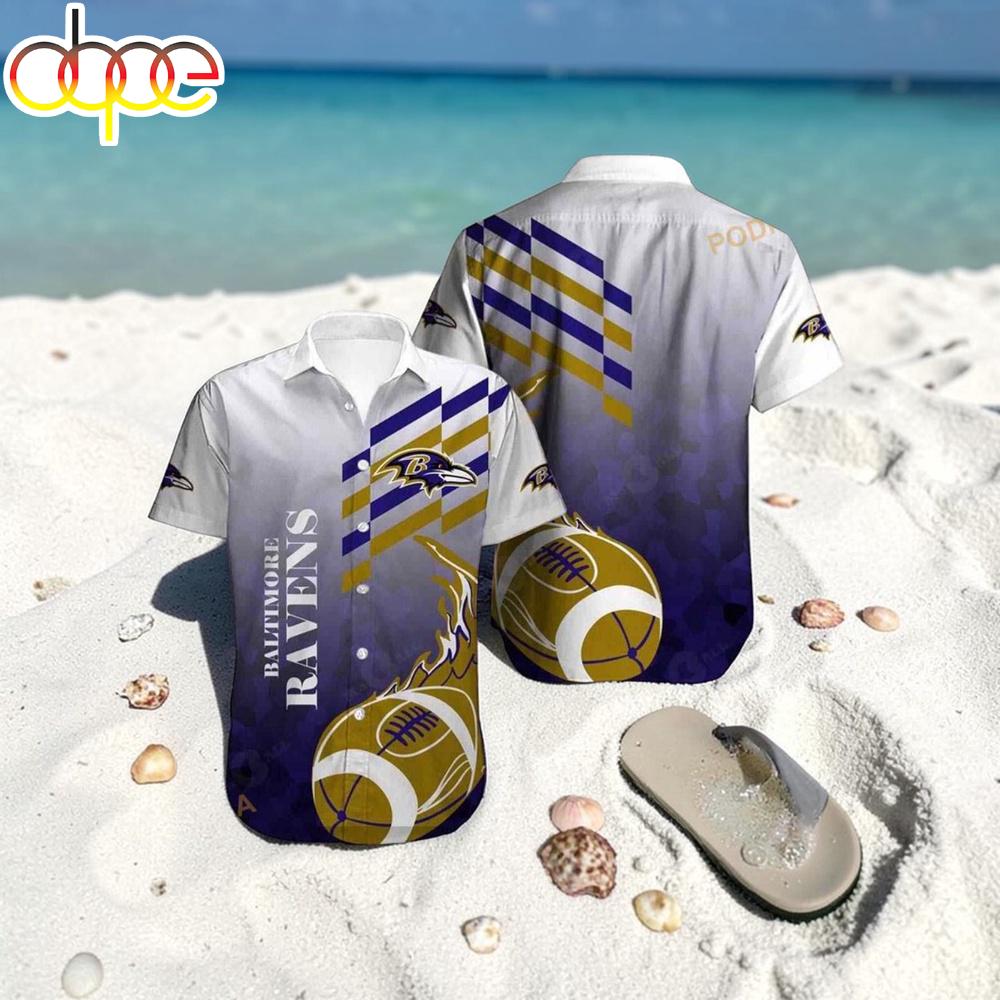 Baltimore Ravens Trending Model Hawaiian Shirt For Fans