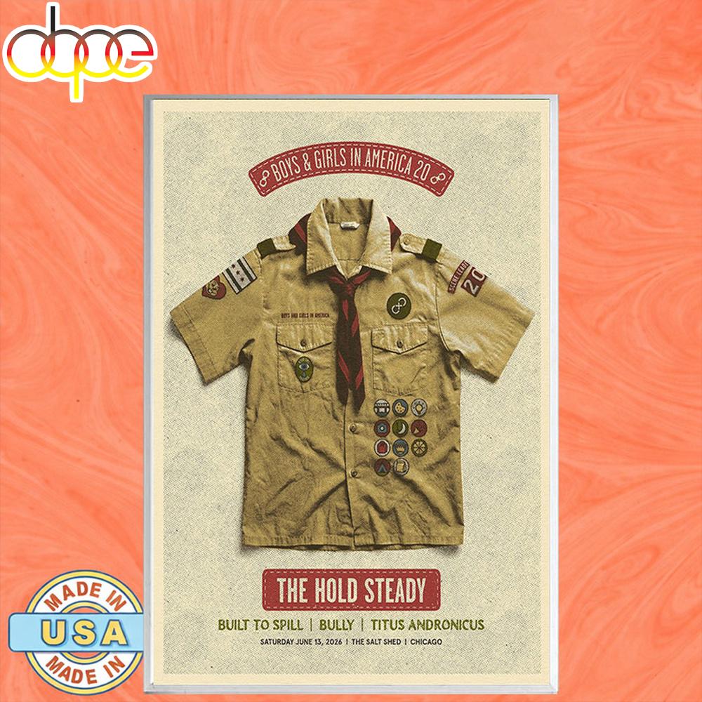Built To Spill Chicago IL Tour June 13 2026 Poster Canvas