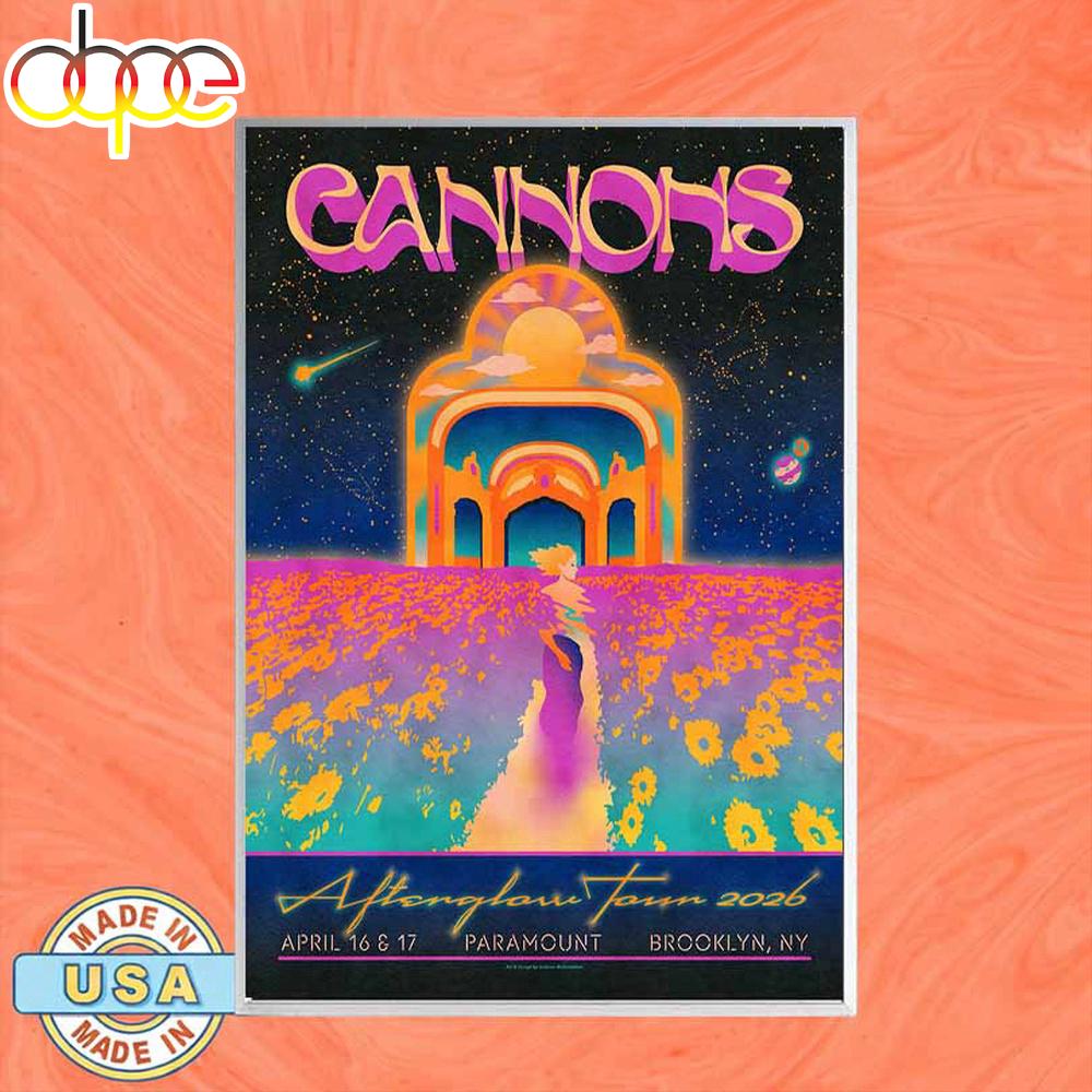 Cannons Tour Apr 16-17 2026 Brooklyn Paramount Brooklyn Poster Canvas