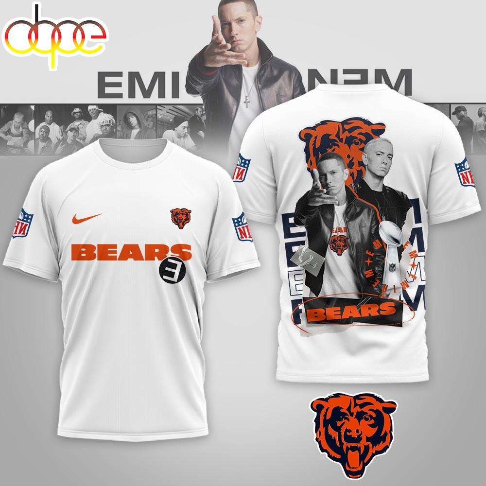 Chicago Bears NFL Eminem 3D T-Shirt