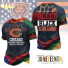 Chicago Bears NFL Juneteenth Freedom 3D T-Shirt Chicago Bears NFL Juneteenth Freedom 3D T-Shirt