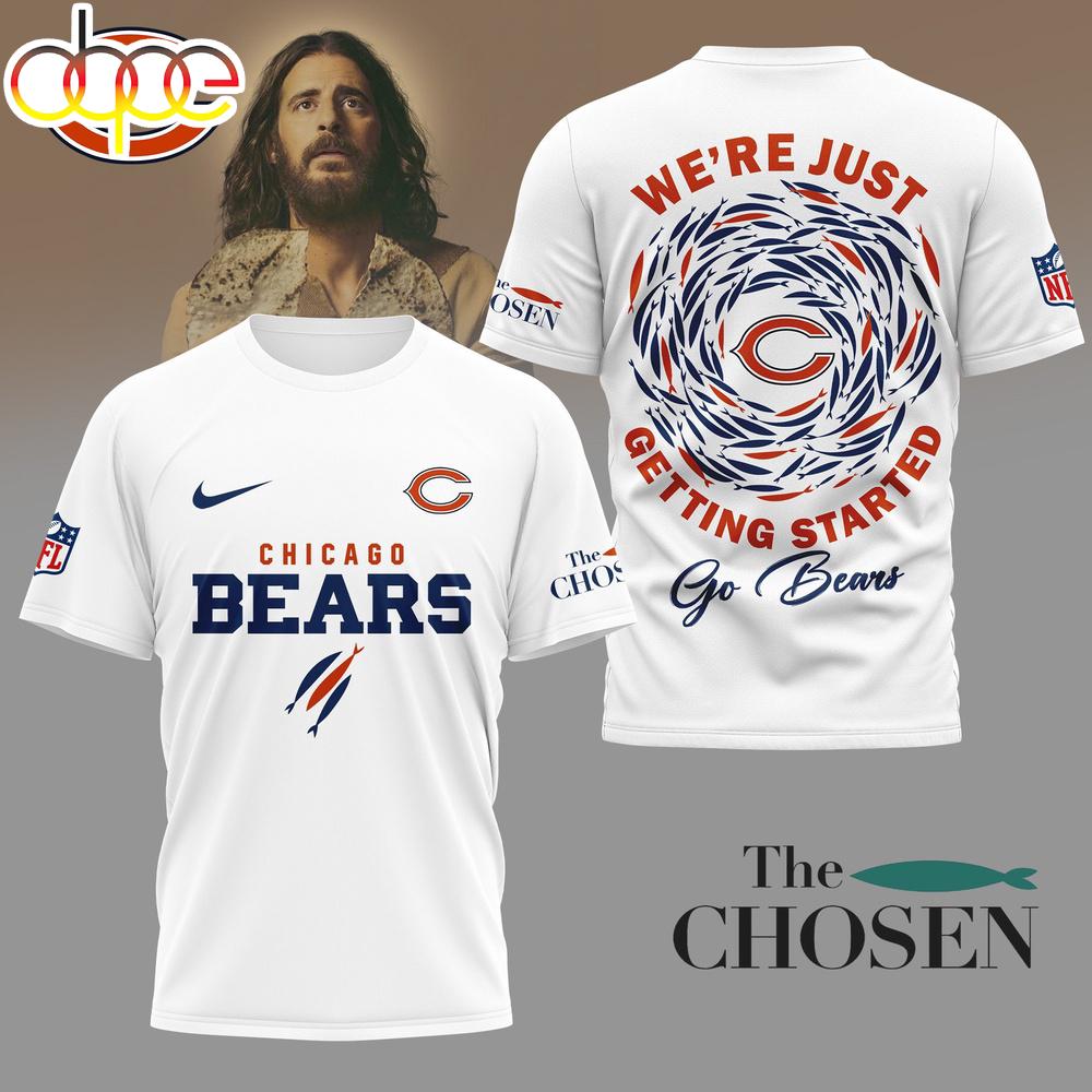 Chicago Bears NFL The Chosen Fan 3D T-Shirt