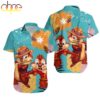 Chip n Dale Green Orange Brown Patterns Hawaiian Shirts
