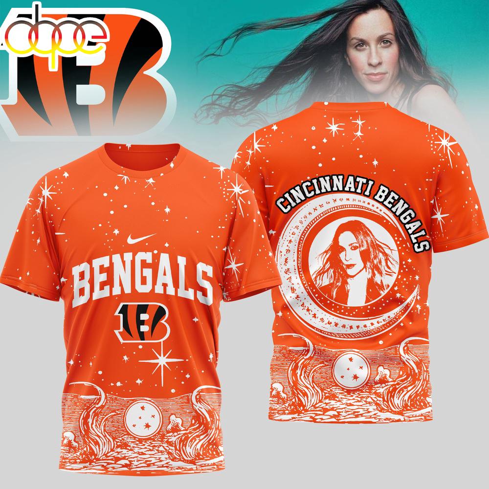 Cincinnati Bengals NFL Alanis Morissette 3D T-Shirt