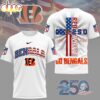Cincinnati Bengals NFL America 250 3D T-Shirt Cincinnati Bengals NFL America 250 3D T-Shirt