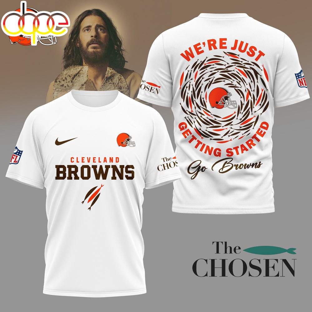 Cleveland Browns NFL The Chosen Fan 3D T-Shirt