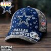 Custom Name Dallas Cowboys NFL Flower Classic Cap