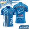 Custom Name Detroit Lions NFL American Semiquincentennial Polo Shirt Custom Name Detroit Lions NFL American Semiquincentennial Polo Shirt