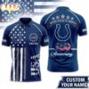 Custom Name Indianapolis Colts NFL American Semiquincentennial Polo Shirt