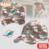 Custom Name Miami Dolphins NFL Camo Veterans Classic Cap