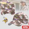 Custom Name Minnesota Vikings NFL Camo Veterans Classic Cap