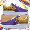 Custom Name Minnesota Vikings NFL Color Pattern Air Force 1 Shoes