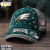 Custom Name Philadelphia Eagles NFL Flower Classic Cap