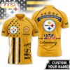 Custom Name Pittsburgh Steelers NFL American Semiquincentennial Polo Shirt Custom Name Pittsburgh Steelers NFL American Semiquincentennial Polo Shirt