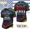 Dallas Cowboys NFL Juneteenth Freedom 3D T-Shirt