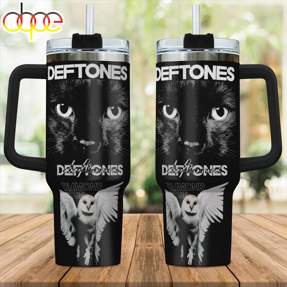 deftones Music Tumbler 40Oz With Handle